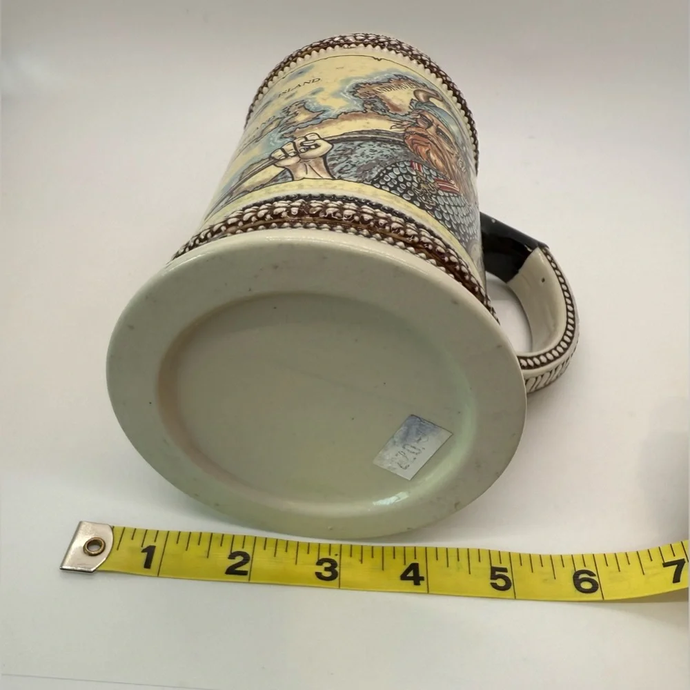 Leif Ericsson‎ German Beer Stein 1989 Coors Beer Stein Limited Edition 17 oz Mug